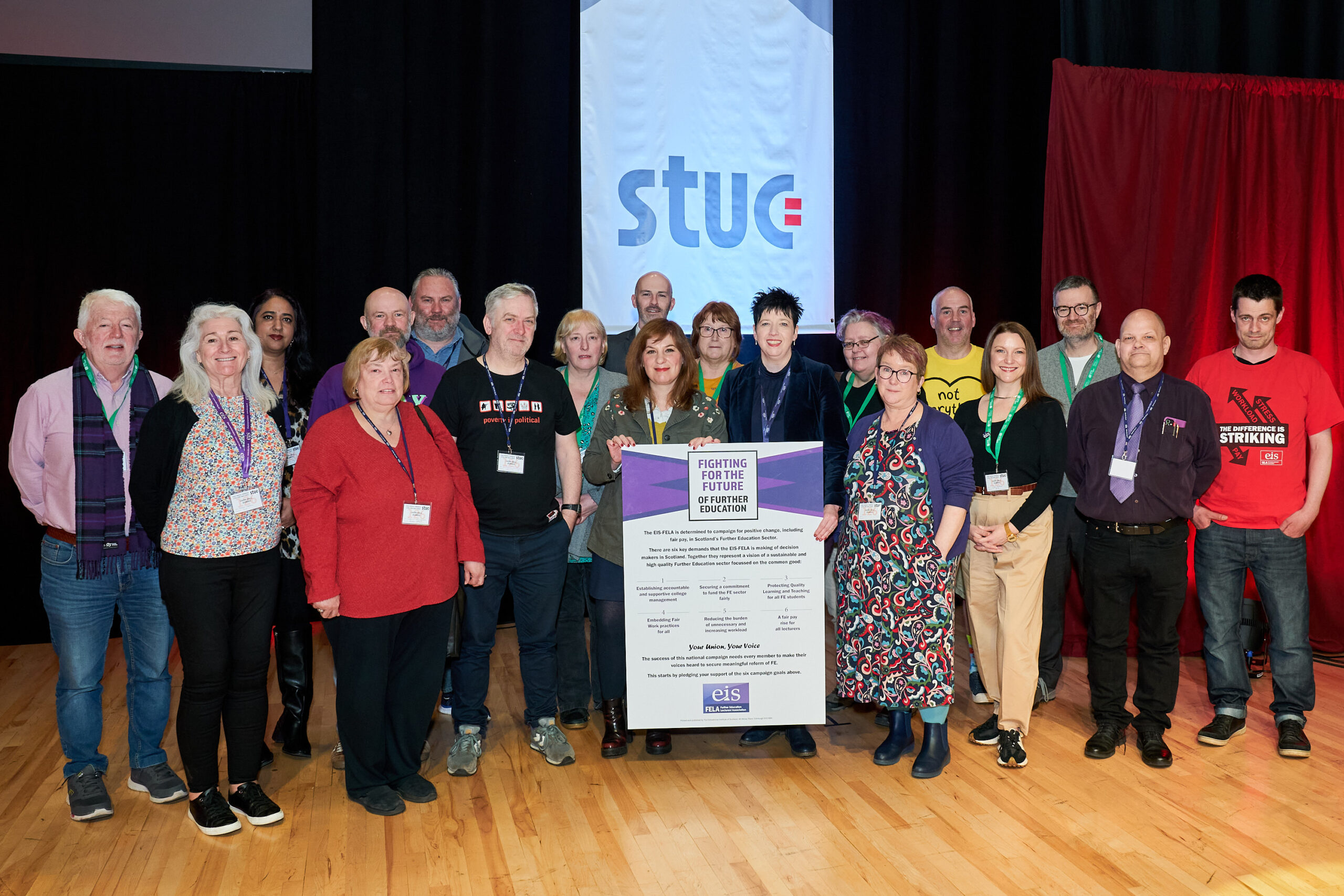 EIS Delegation at the STUC